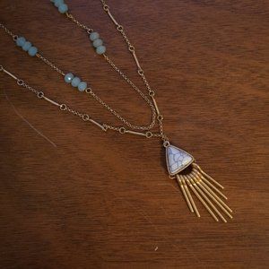 Double Chain Boho Necklace